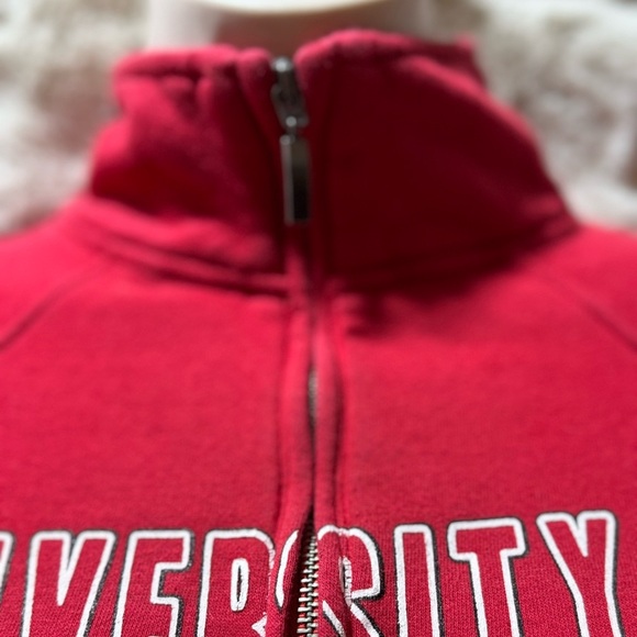 University of Cincinnati Bearcats  Jansport 1/4 Zip Fleece Sweatshirt Small Unix - Picture 4 of 14